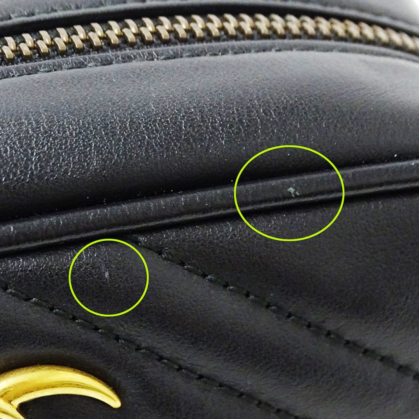 Gucci Black Leather Shoulder Bag