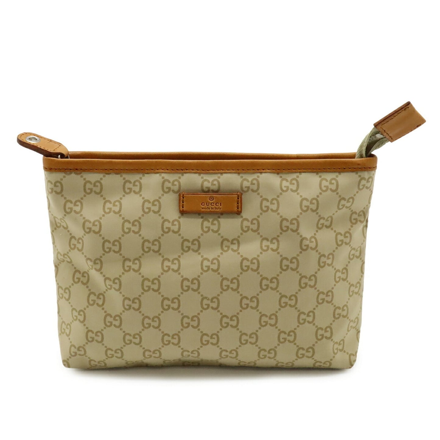 Gucci Sherry Line Beige Brown Green Red Color Canvas Leather Shoulder Bag Tote Bag