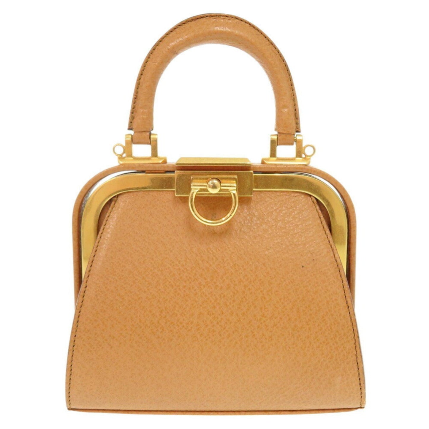 Dior Handbag Christian Leather Brown