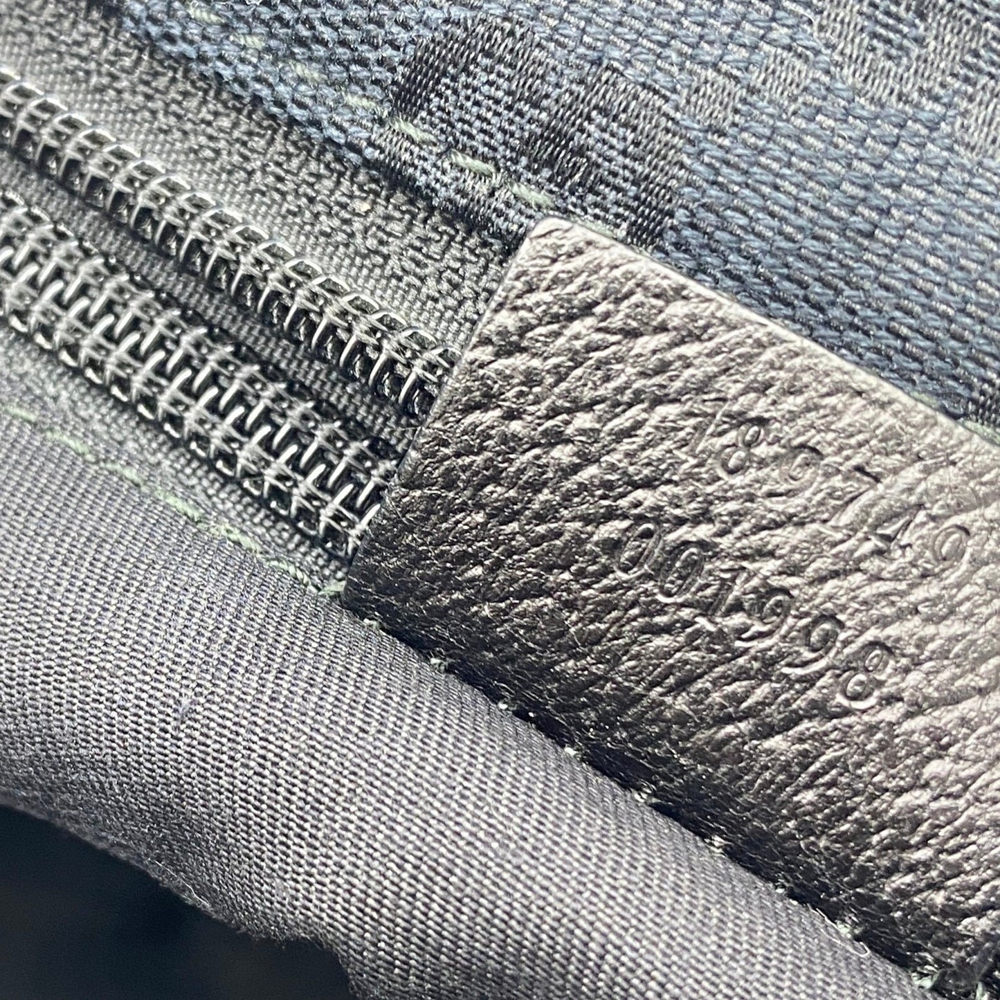 Gucci Black Gg Canvas Shoulder Bag