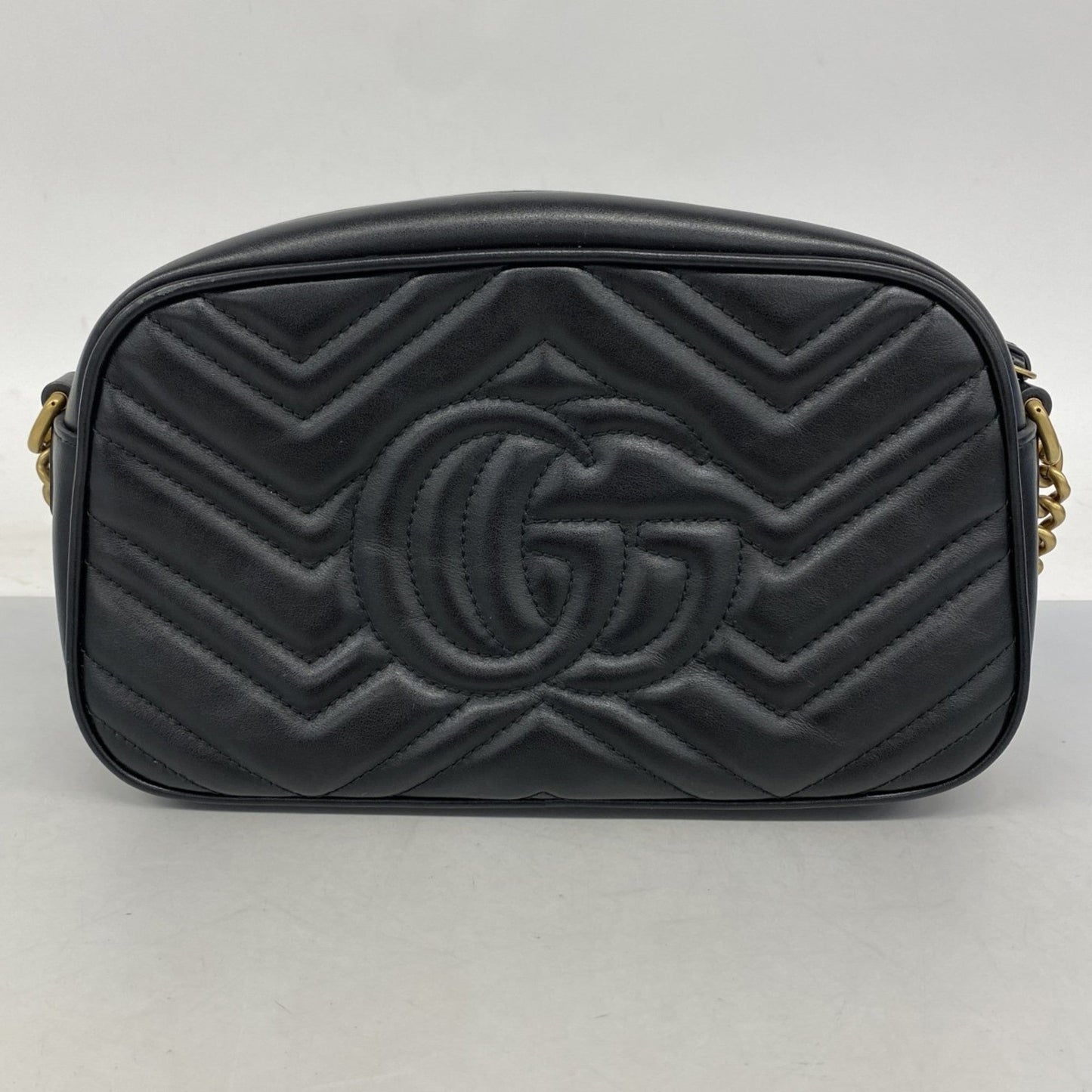 Gucci Black Leather Shoulder Bag