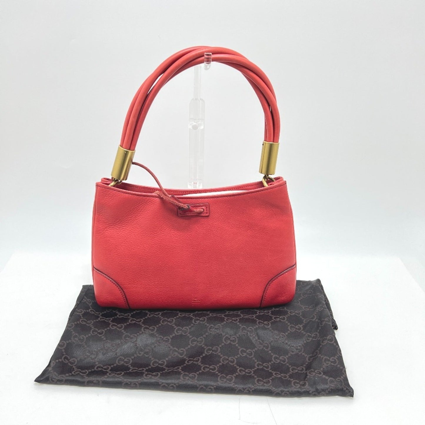 Gucci Red Color Leather Handbag