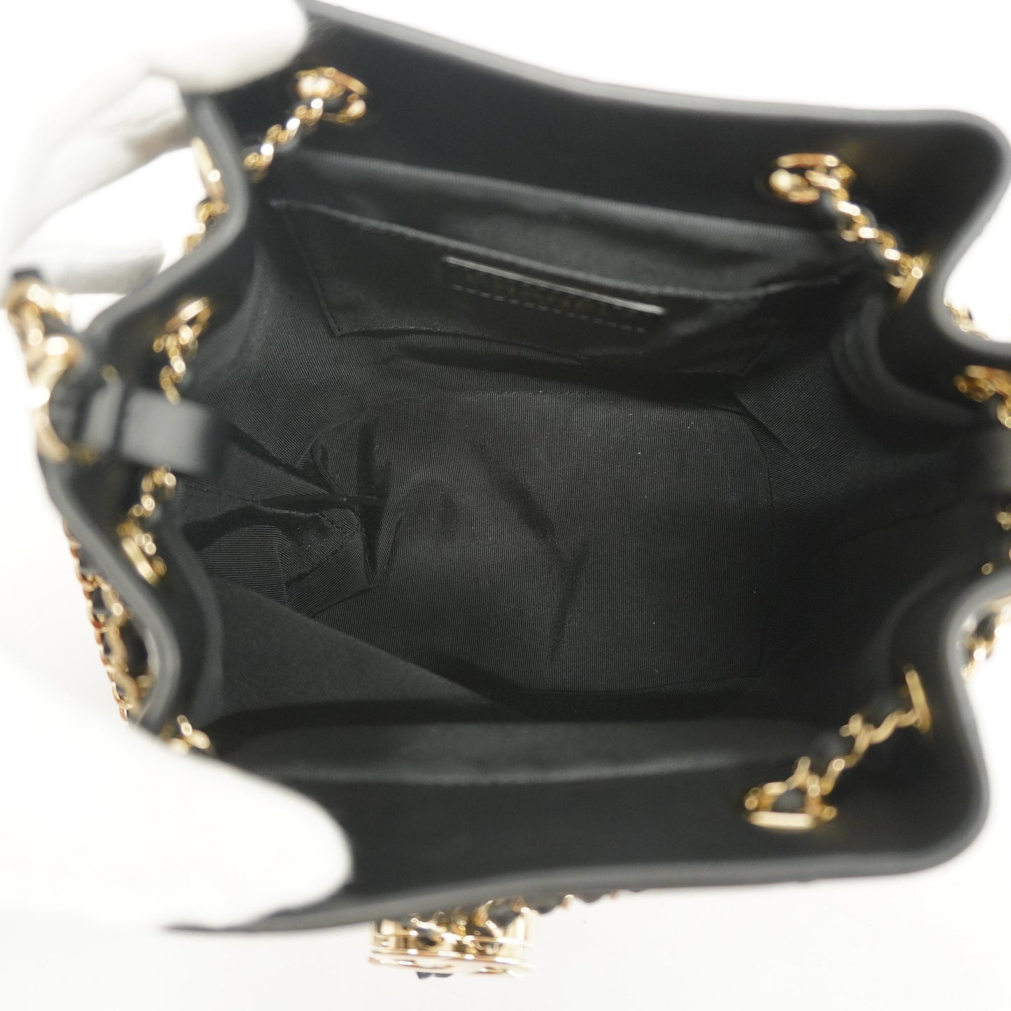 Chanel Matelasse Chain Shoulder Women's Leather Shoulder Bag Black