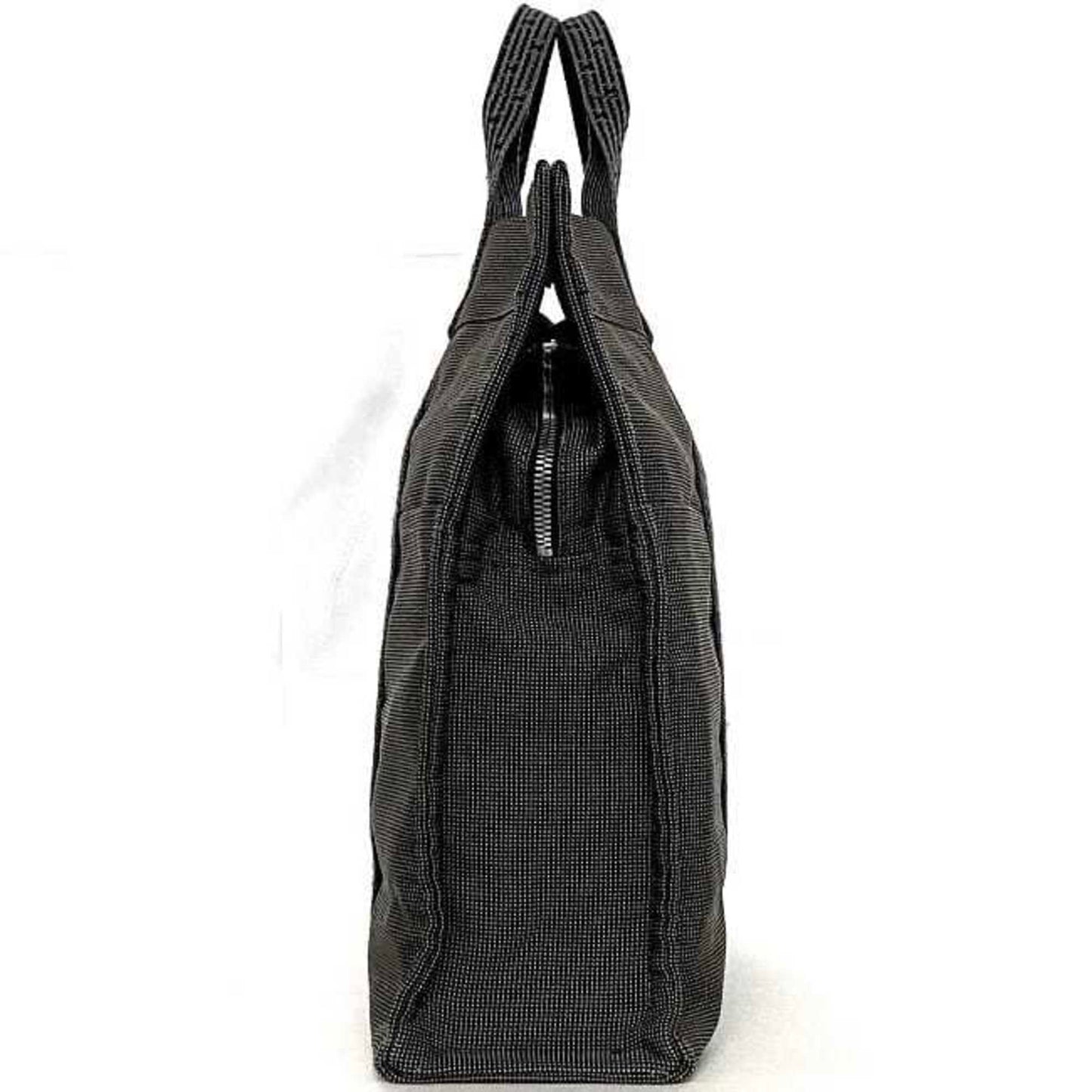 Hermes Tote Bag Canvas Gray Tote Bag 13