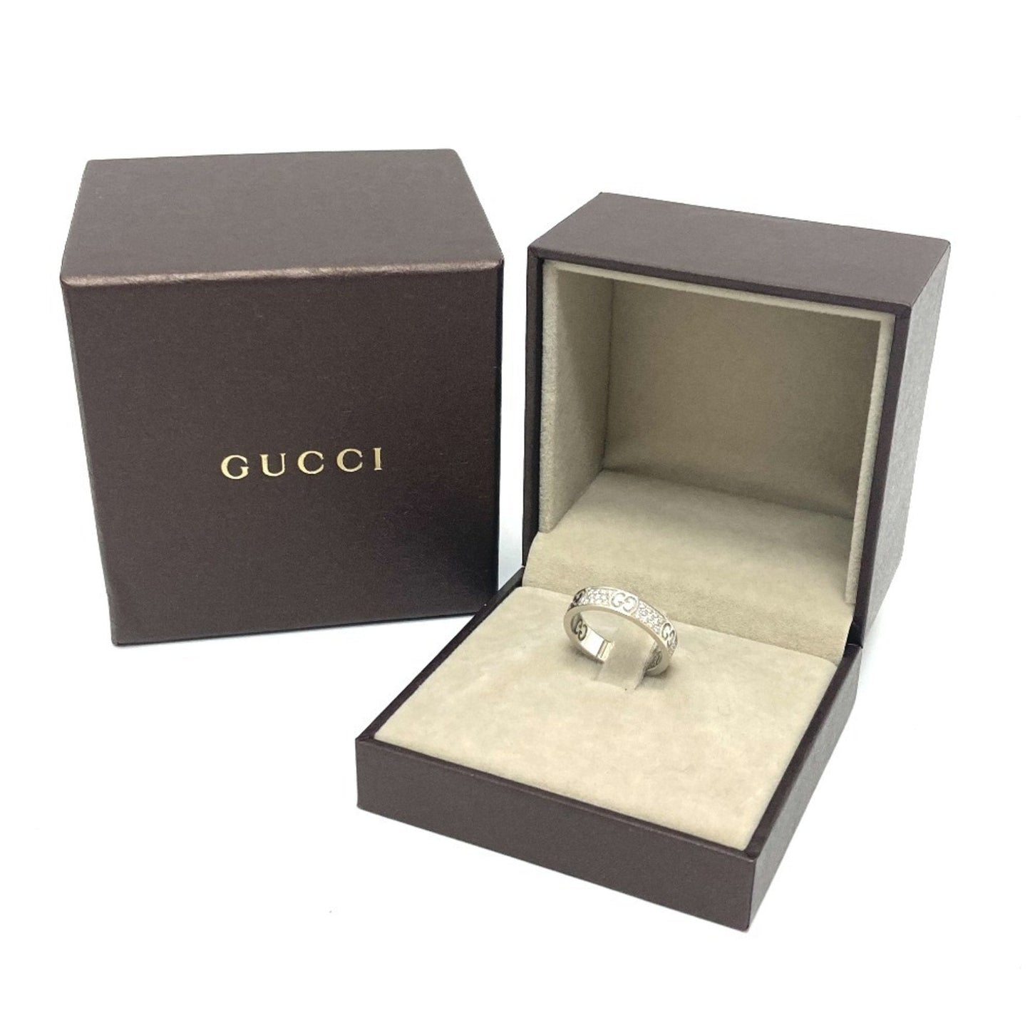 Gucci White Gold (18K) Band Ring