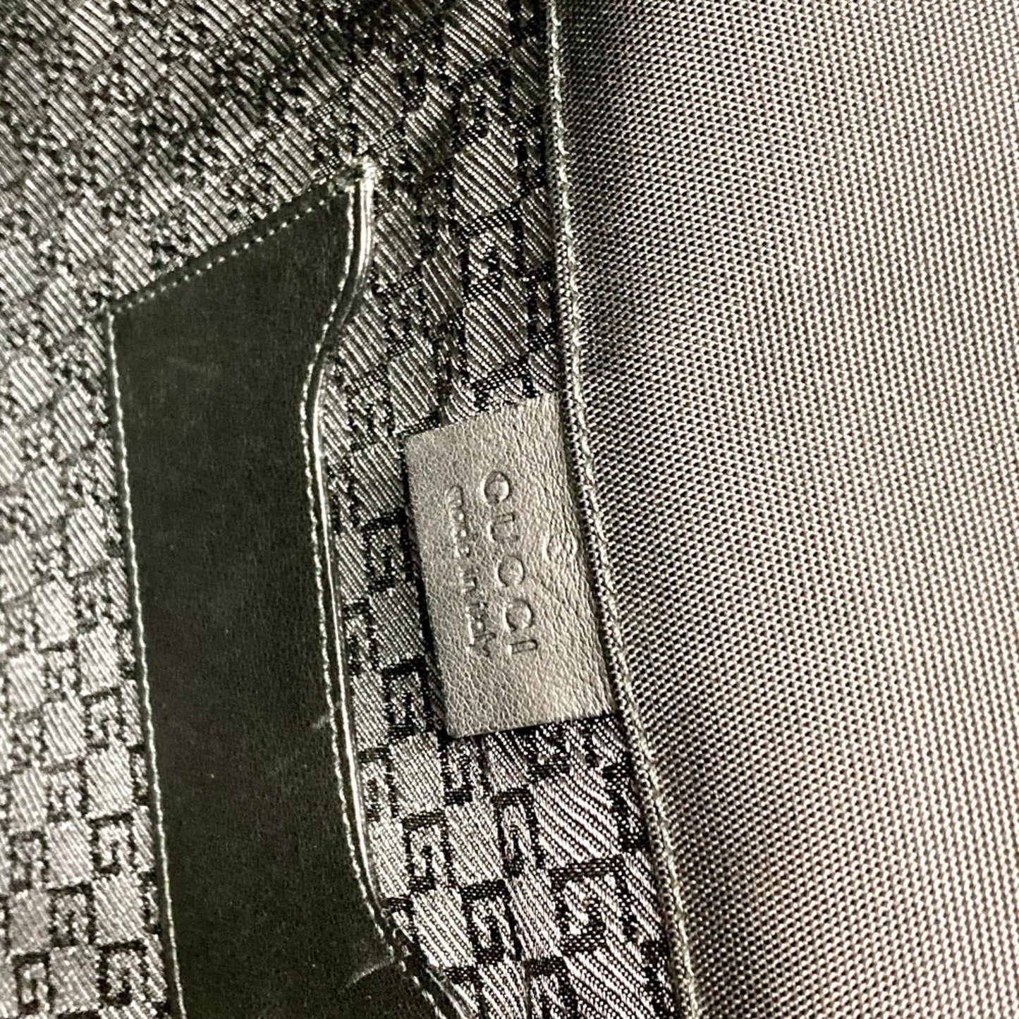 Gucci Black Nylon Clutch Bag Pouch