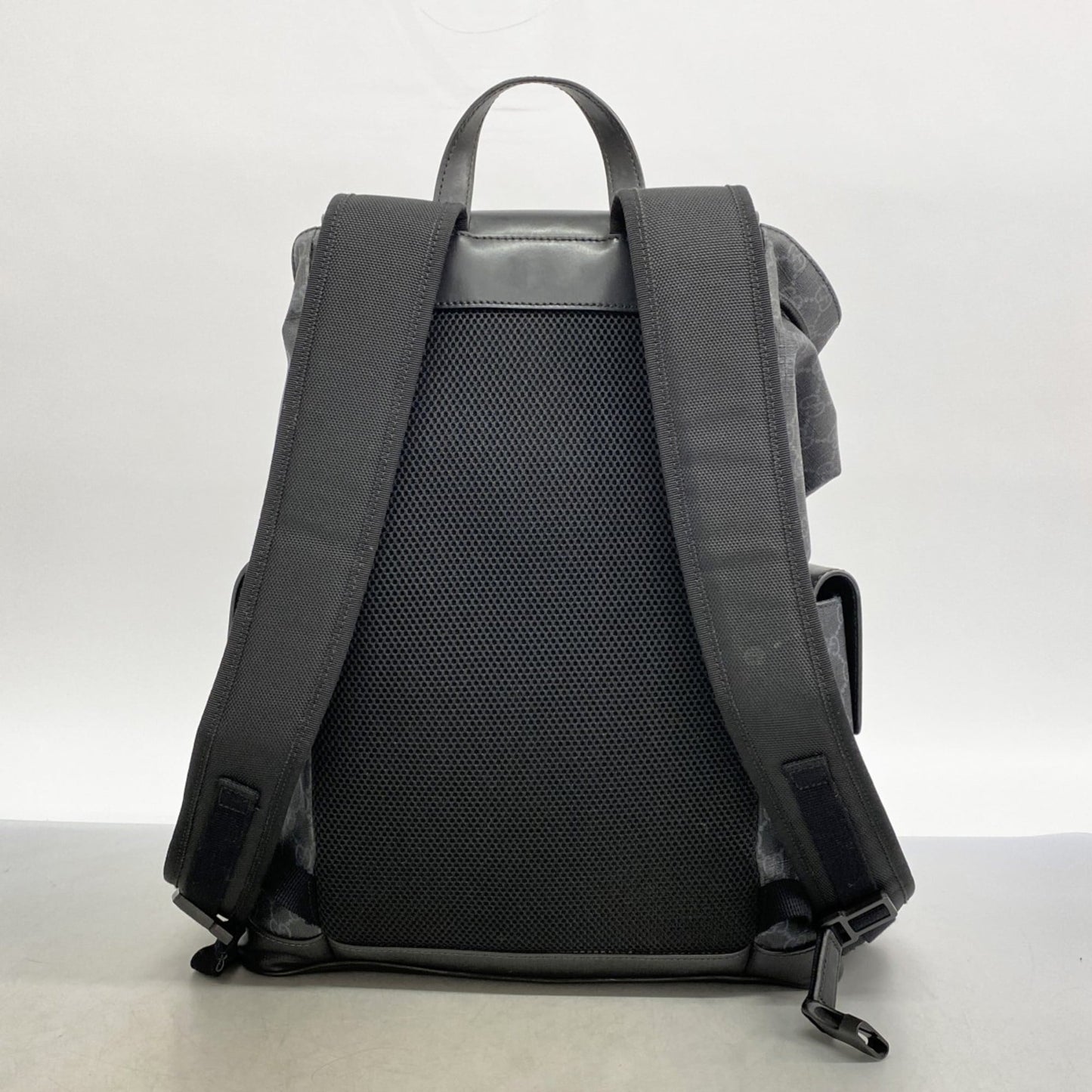 Gucci Black Pvc Backpack