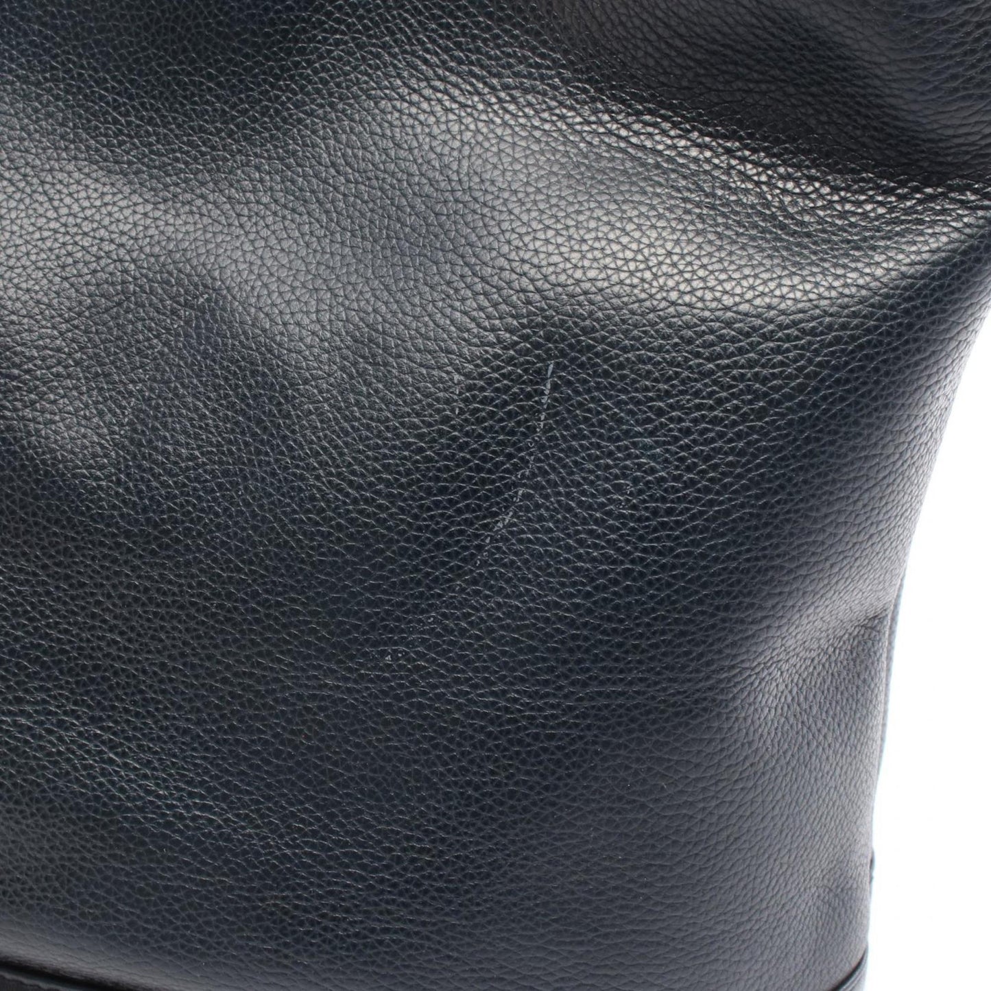 Gucci Navy Leather Shoulder Bag