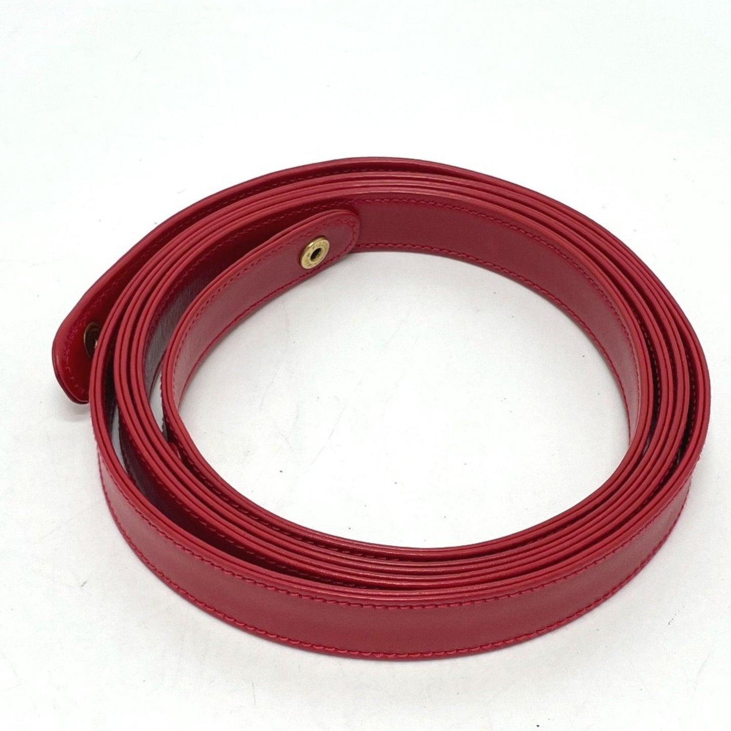 Gucci Red Color Leather Clutch Bag Shoulder Bag
