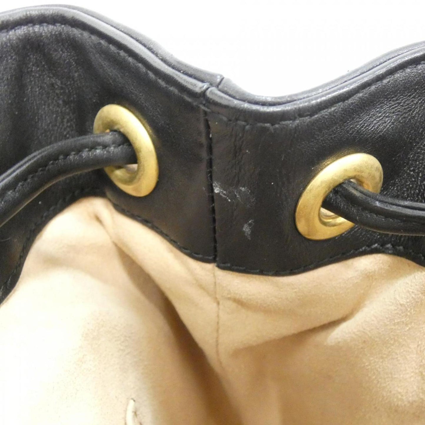 Gucci Black Leather Backpack