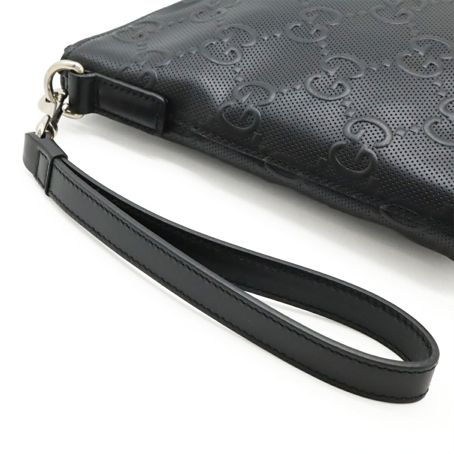 Gucci Black Leather Clutch Bag Shoulder Bag