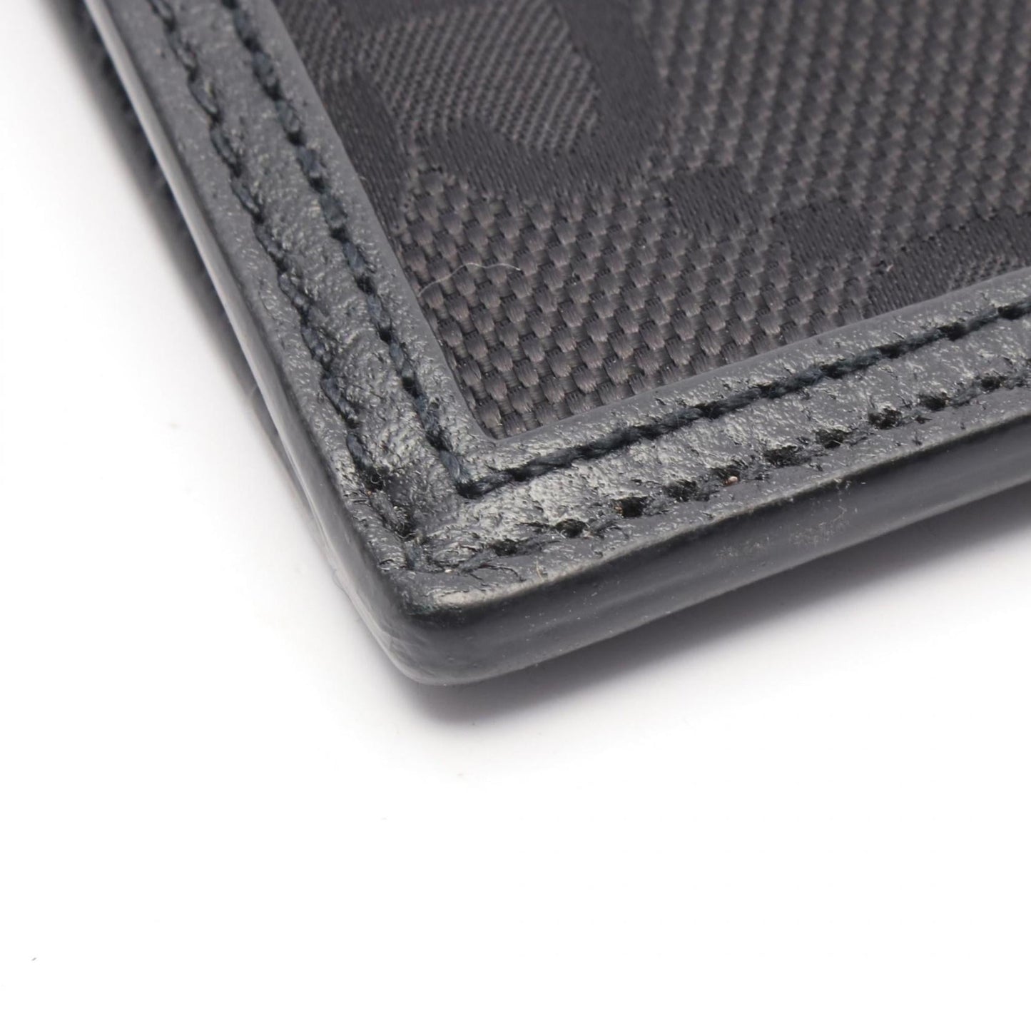 Gucci Black Nylon Canvas Leather Clutch Bag