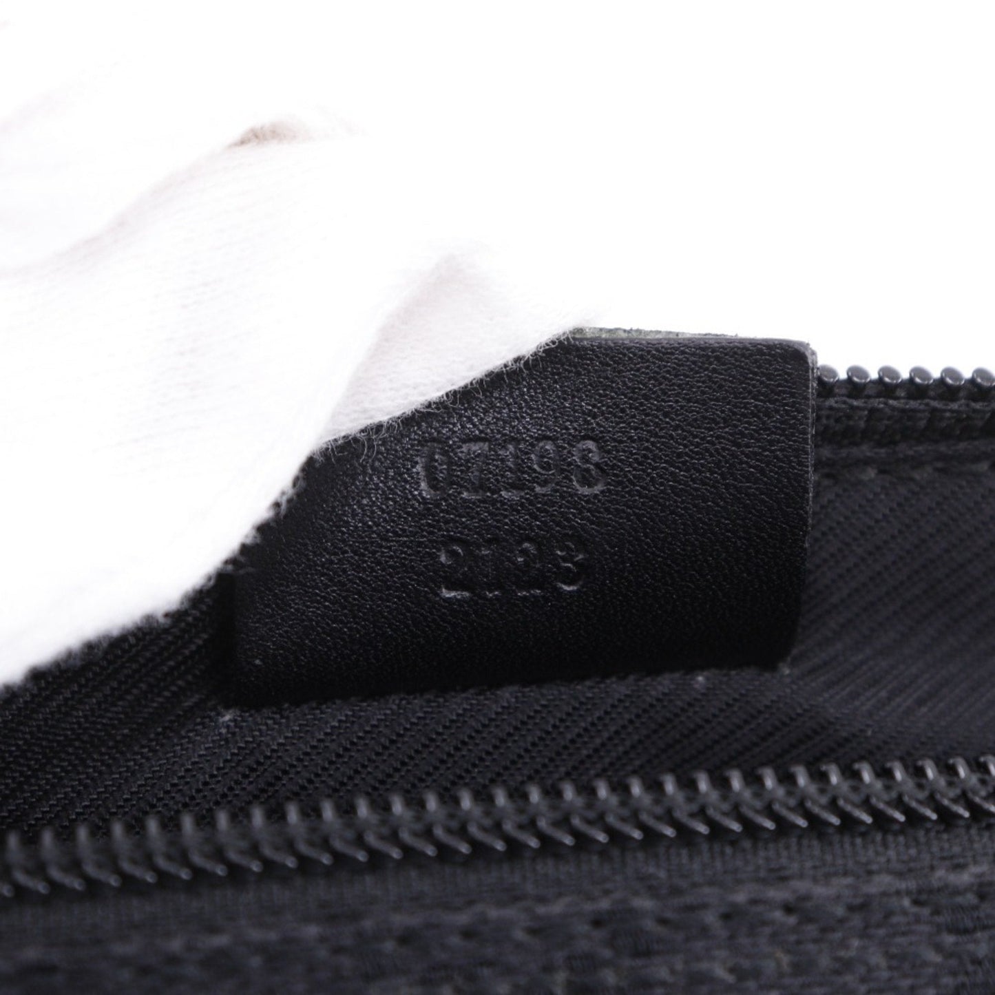 Gucci Black Gg Canvas Handbag
