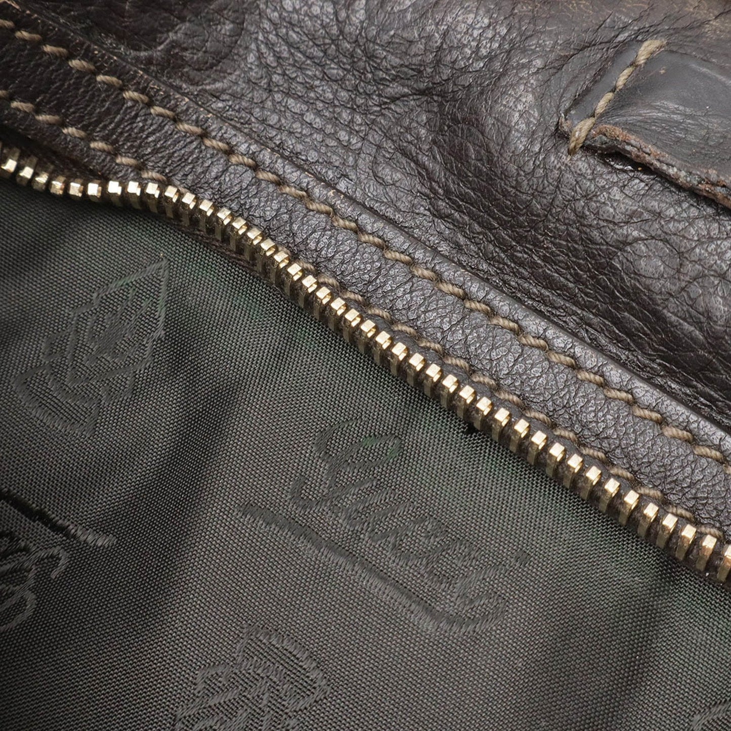 Gucci Dark Brown Leather Shoulder Bag
