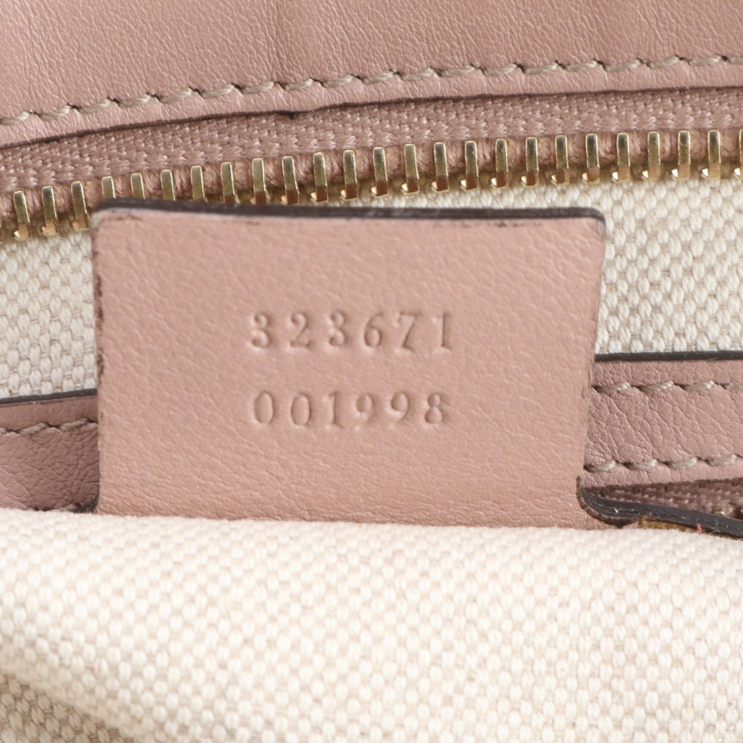Gucci Pink Leather Tote Bag