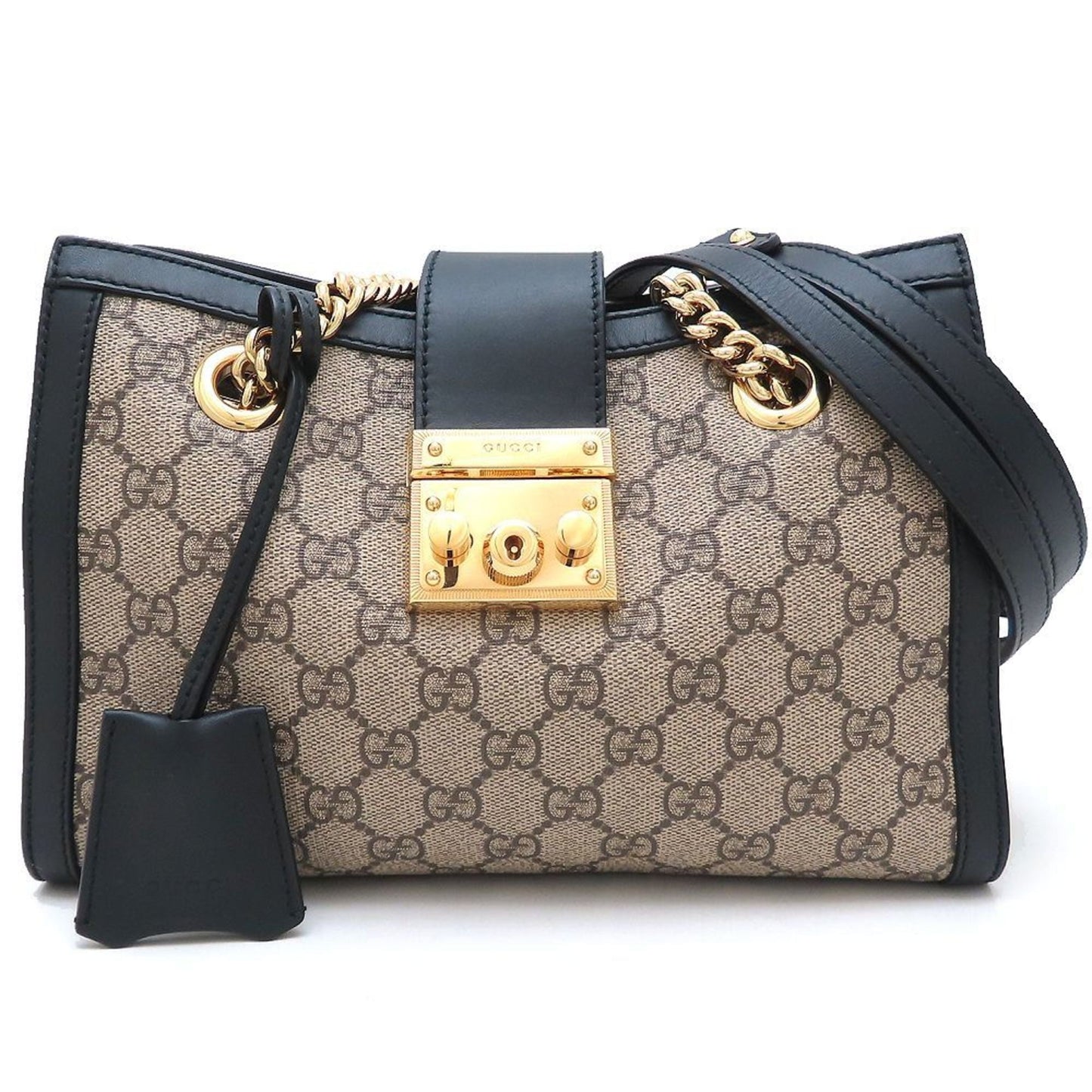 Gucci Brown Gg Supreme Leather Shoulder Bag Tote Bag