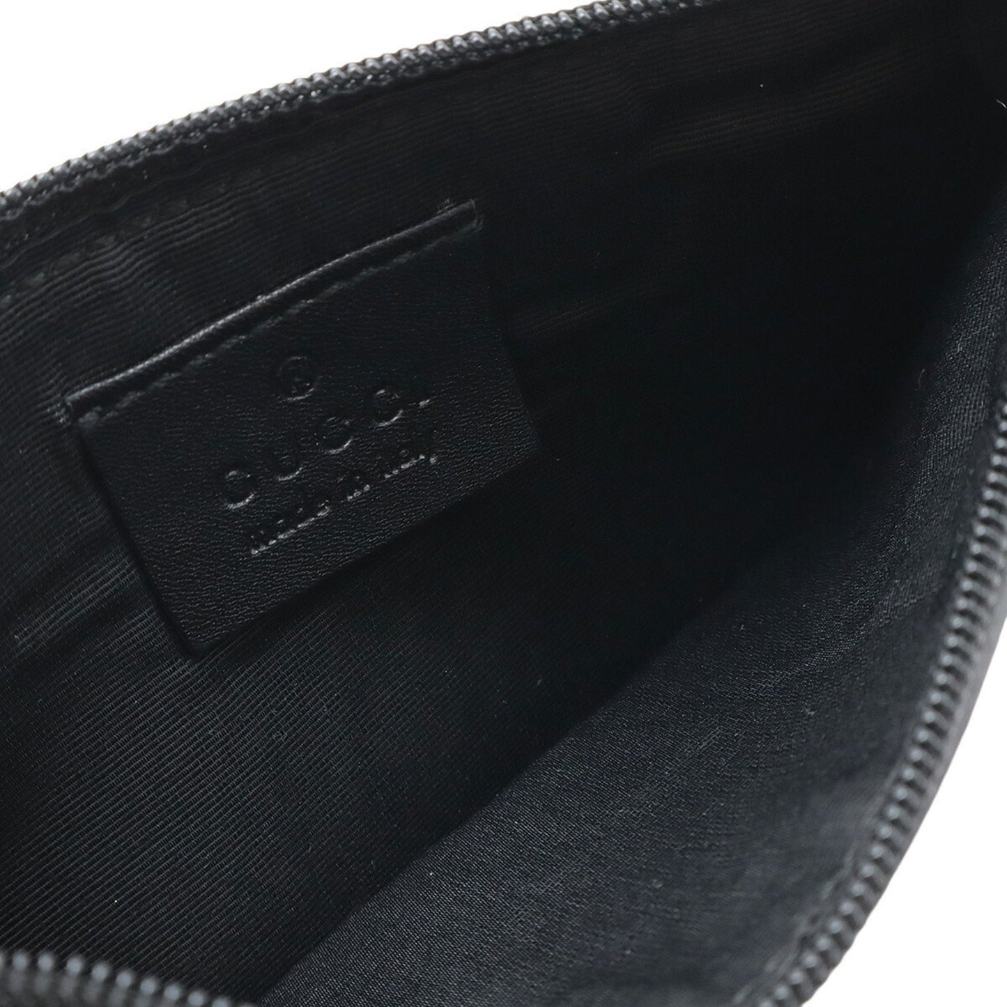 Gucci Gg Canvas Black Gg Canvas Leather Pouch Shoulder Bag