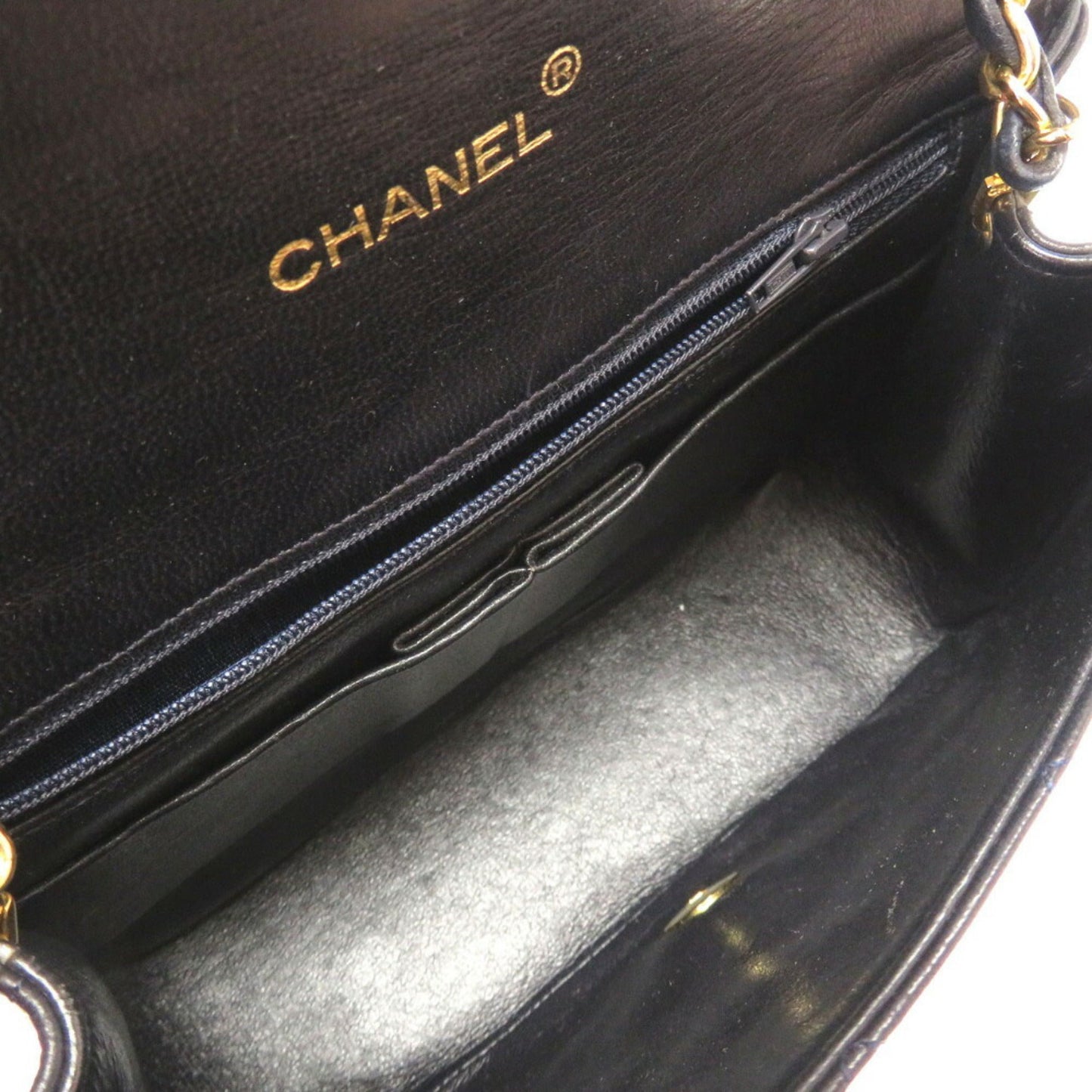 Chanel matelasse lambskin navy (6 digits) gold chain shoulder bag coco mark turnlock blue