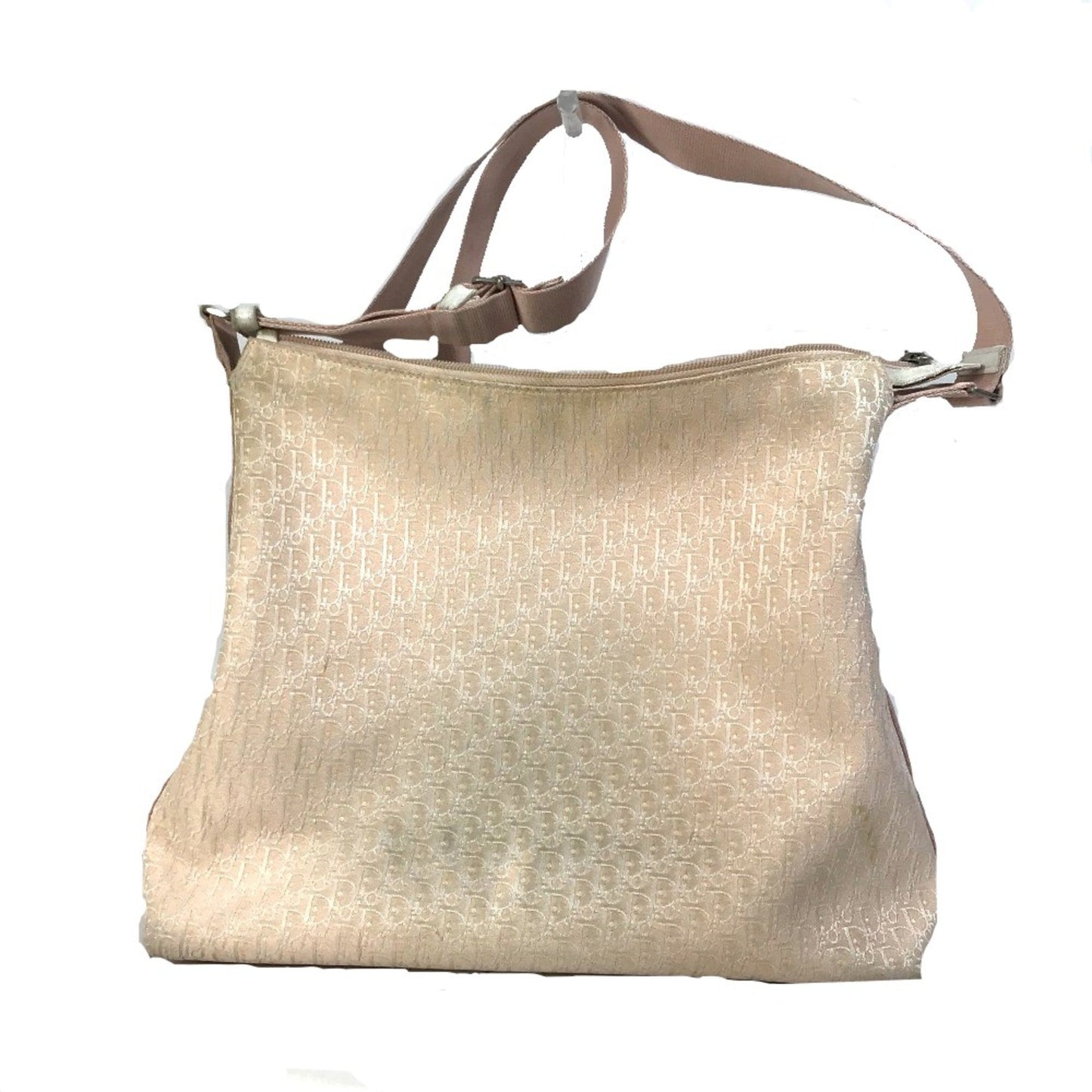 Dior Handbag Christian Cloth Shoulder Bag Pink
