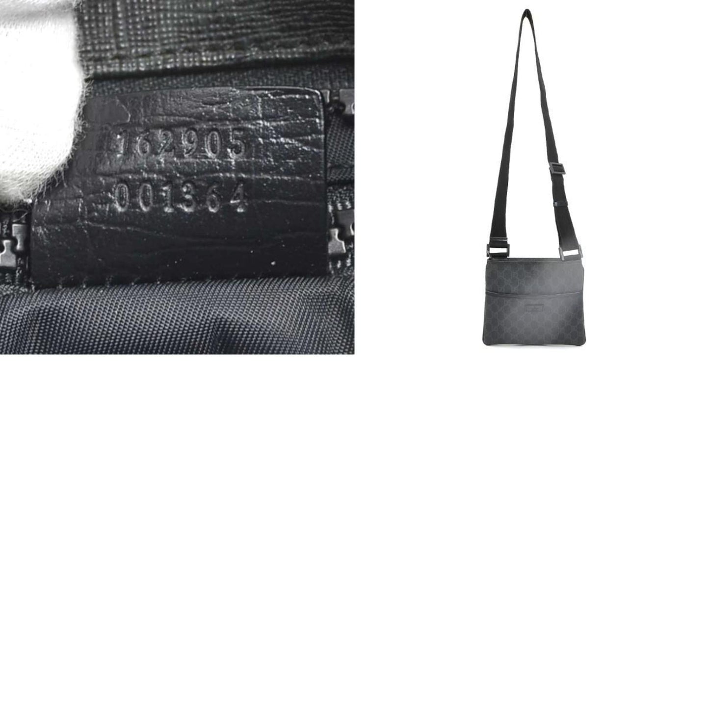 Gucci Black Gg Supreme Shoulder Bag