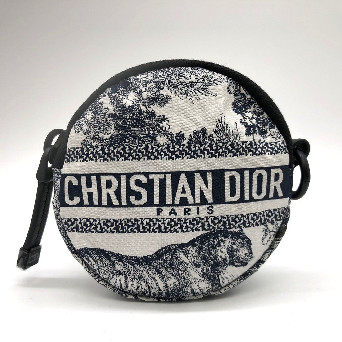 Dior Handbag Christian Fabric Pouch White Satchel Bag