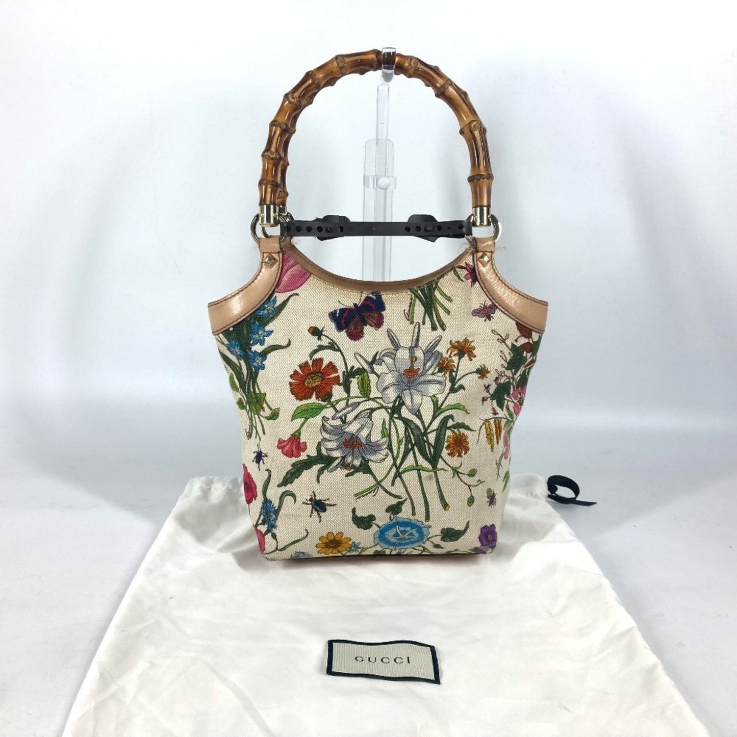 Gucci Multi-Color Canvas Handbag Tote Bag