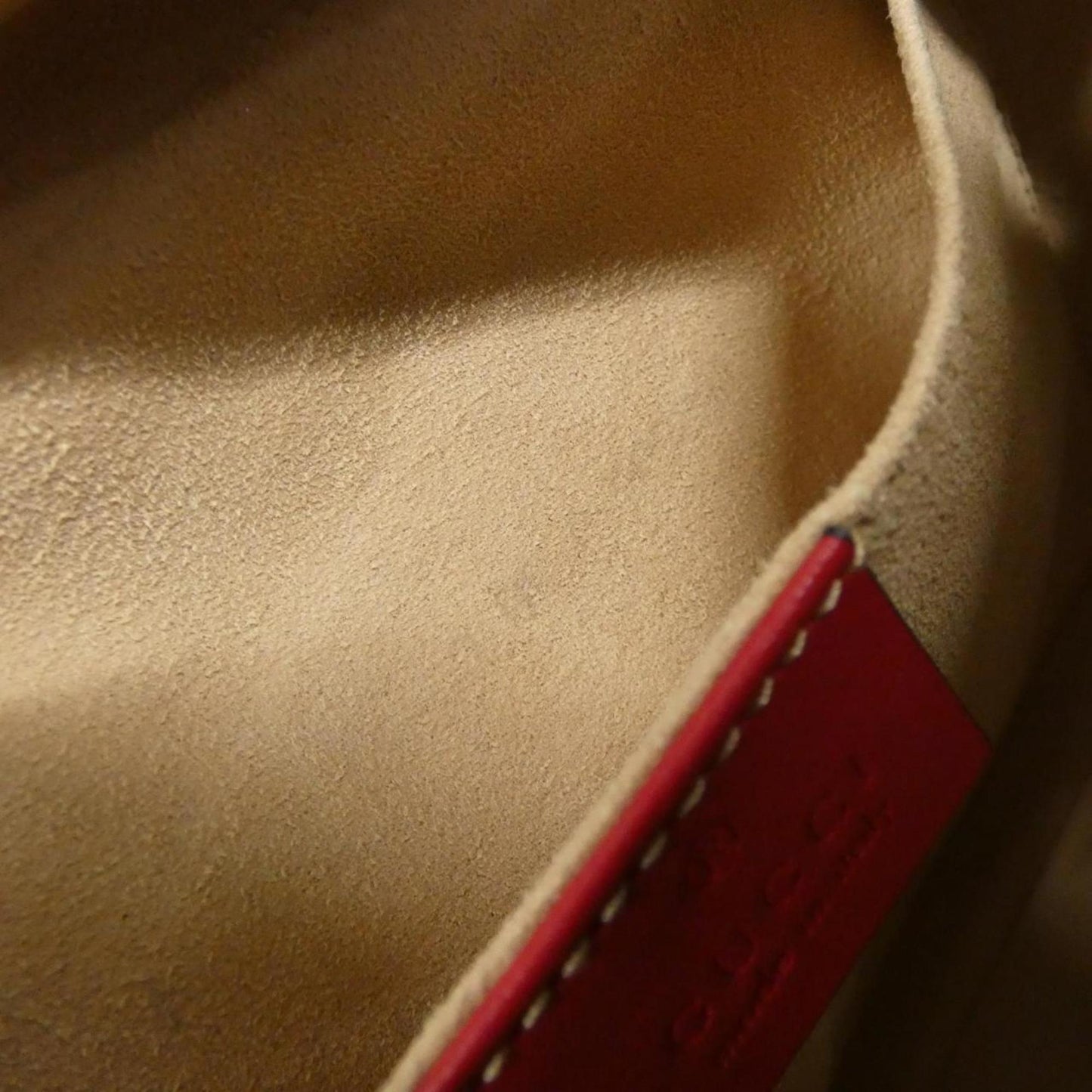 Gucci Red Color Leather Shoulder Bag