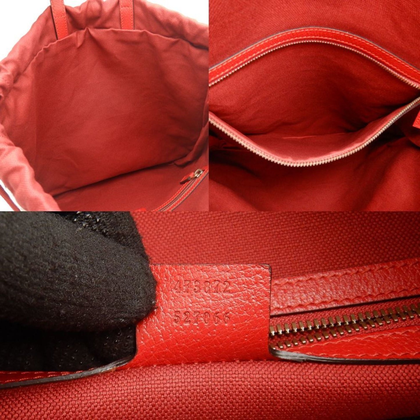 Gucci Red Color Canvas