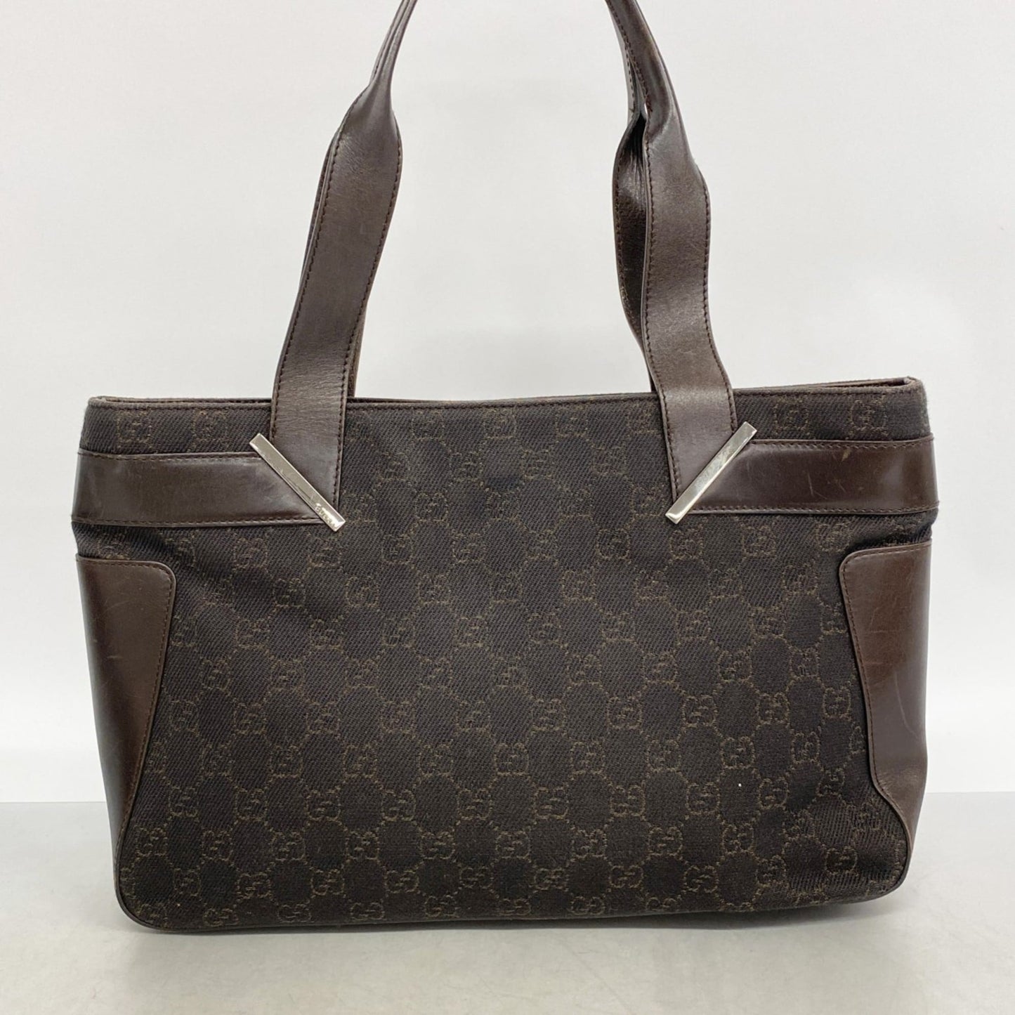 Gucci Brown Denim Tote Bag