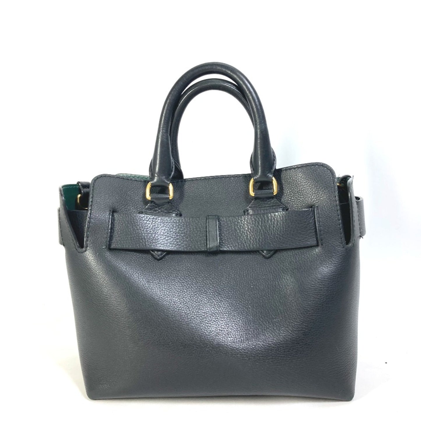 Burberry Shoulder Bag Leather Black Shoulder Bag 37