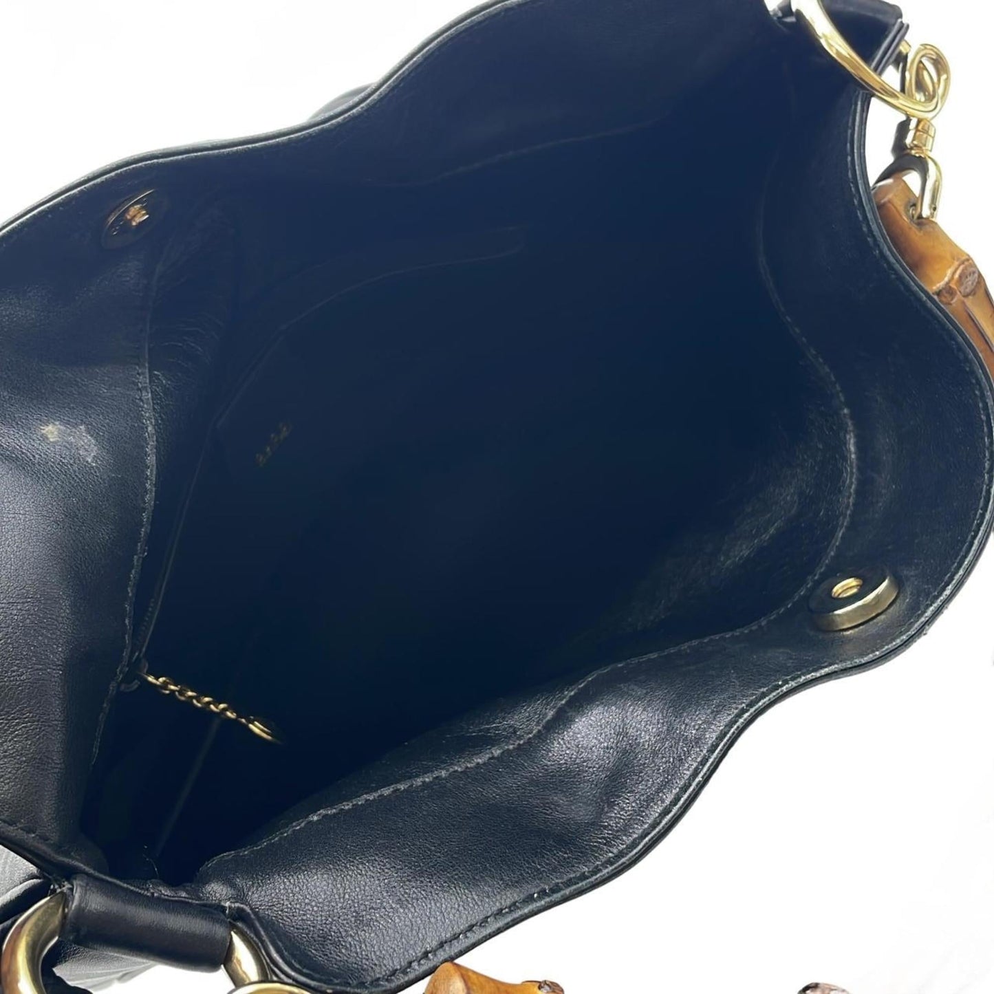 Gucci Black Leather Shoulder Bag