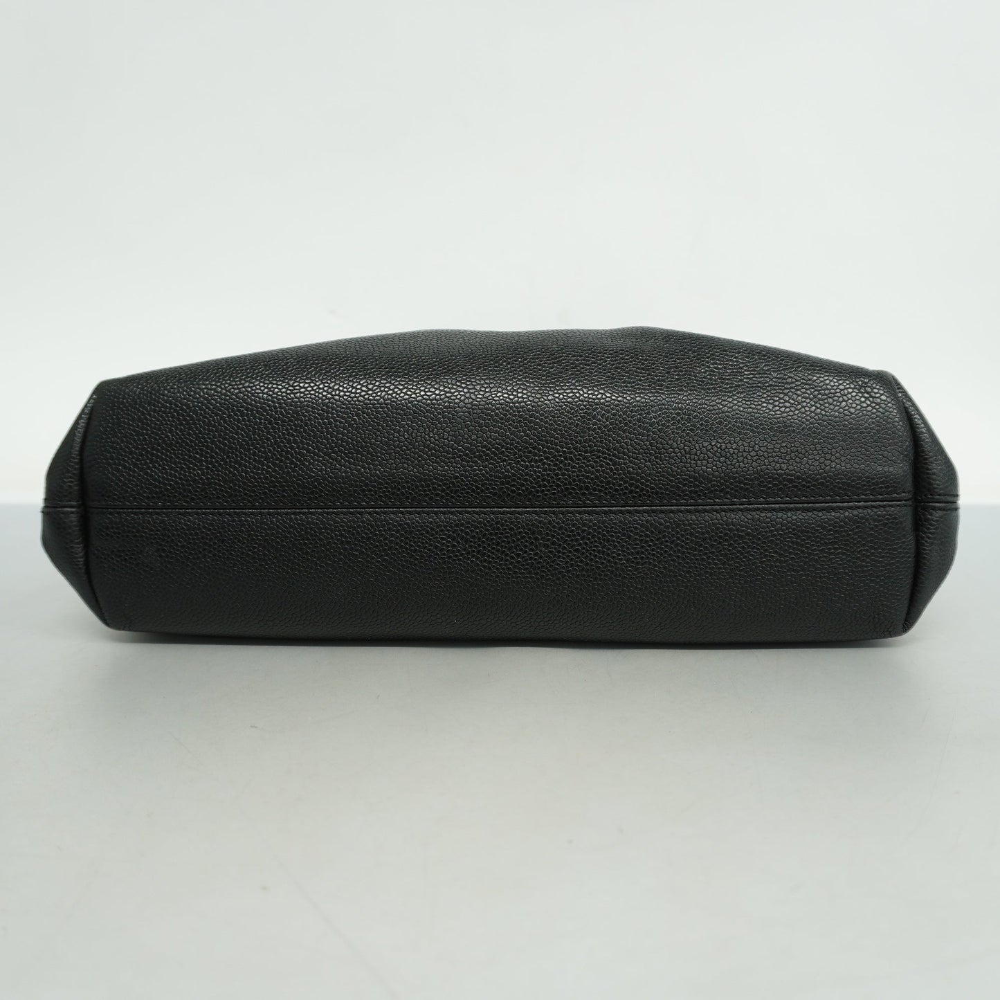 CHANEL Tote Bag Women's Caviar Leather Black