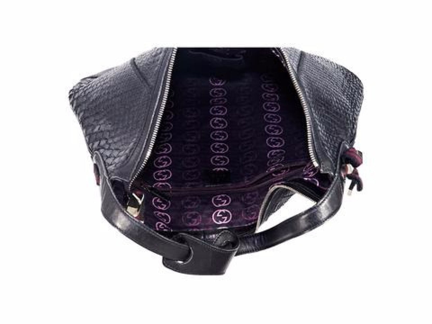 Black Gucci Python Hobo Bag