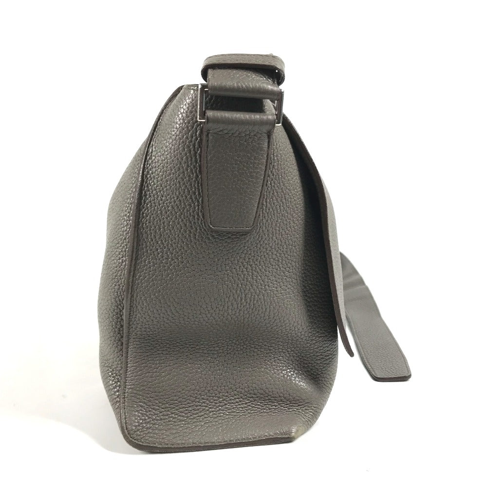 Hermes Shoulder Bag Taurillon Clemence Crossbody Bag Sac Alfred Gray