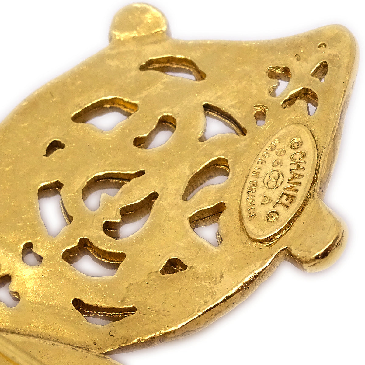Chanel Brooch Pin Gold 95A
