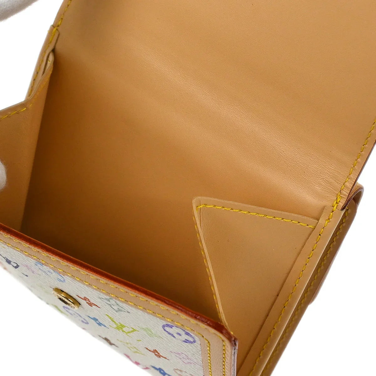 Louis Vuitton 2005 Multicolor Porte Monnaie Billet Cartes Credit Wallet