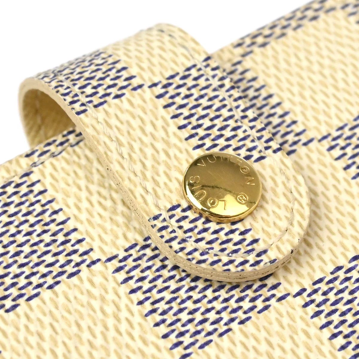 Louis Vuitton 2009 Damier Azur Agenda PM Note Book Cover Fashion Accessory
