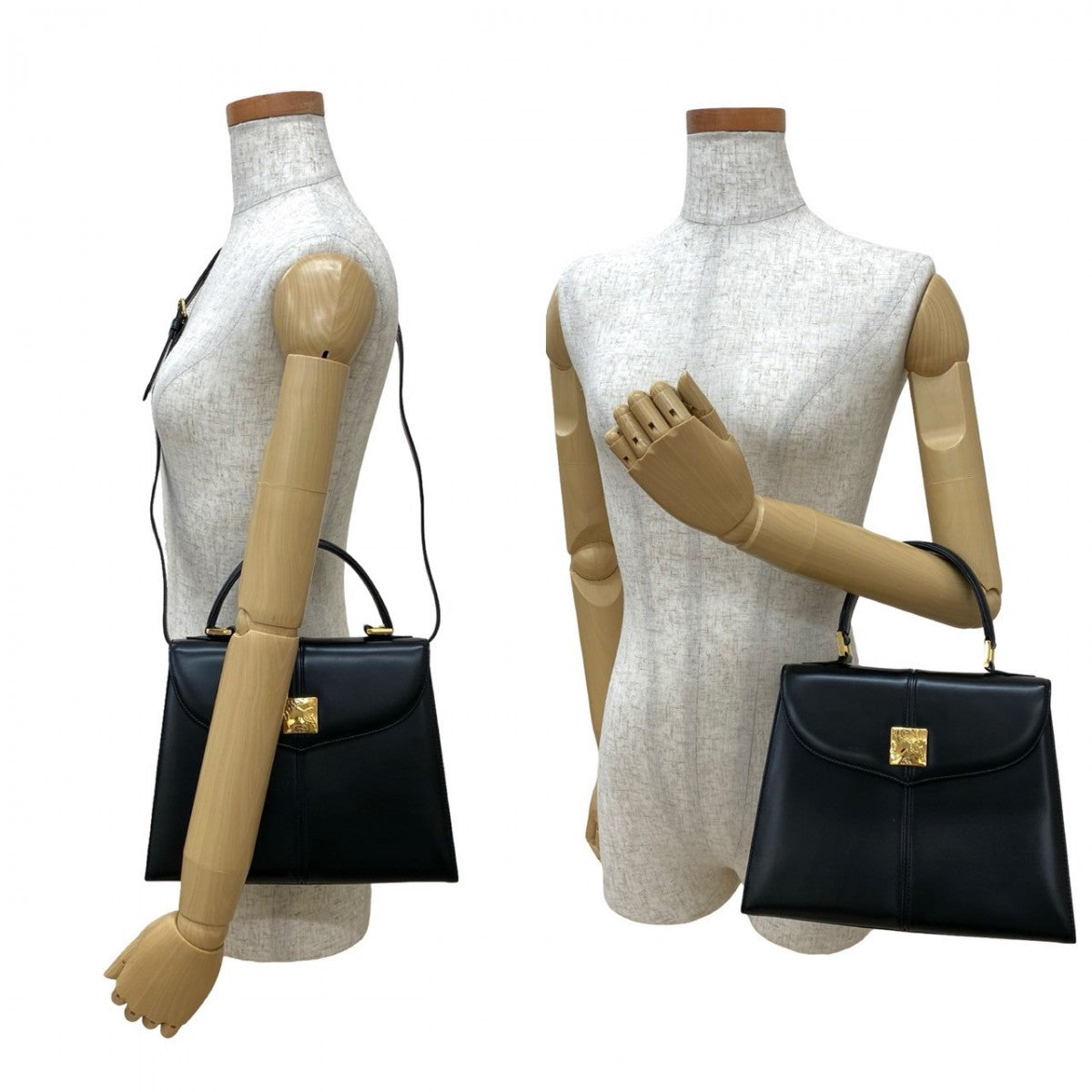 YSL Saint Laurent Yves Shoulder Bag Leather Black 20250715Jpb187 9