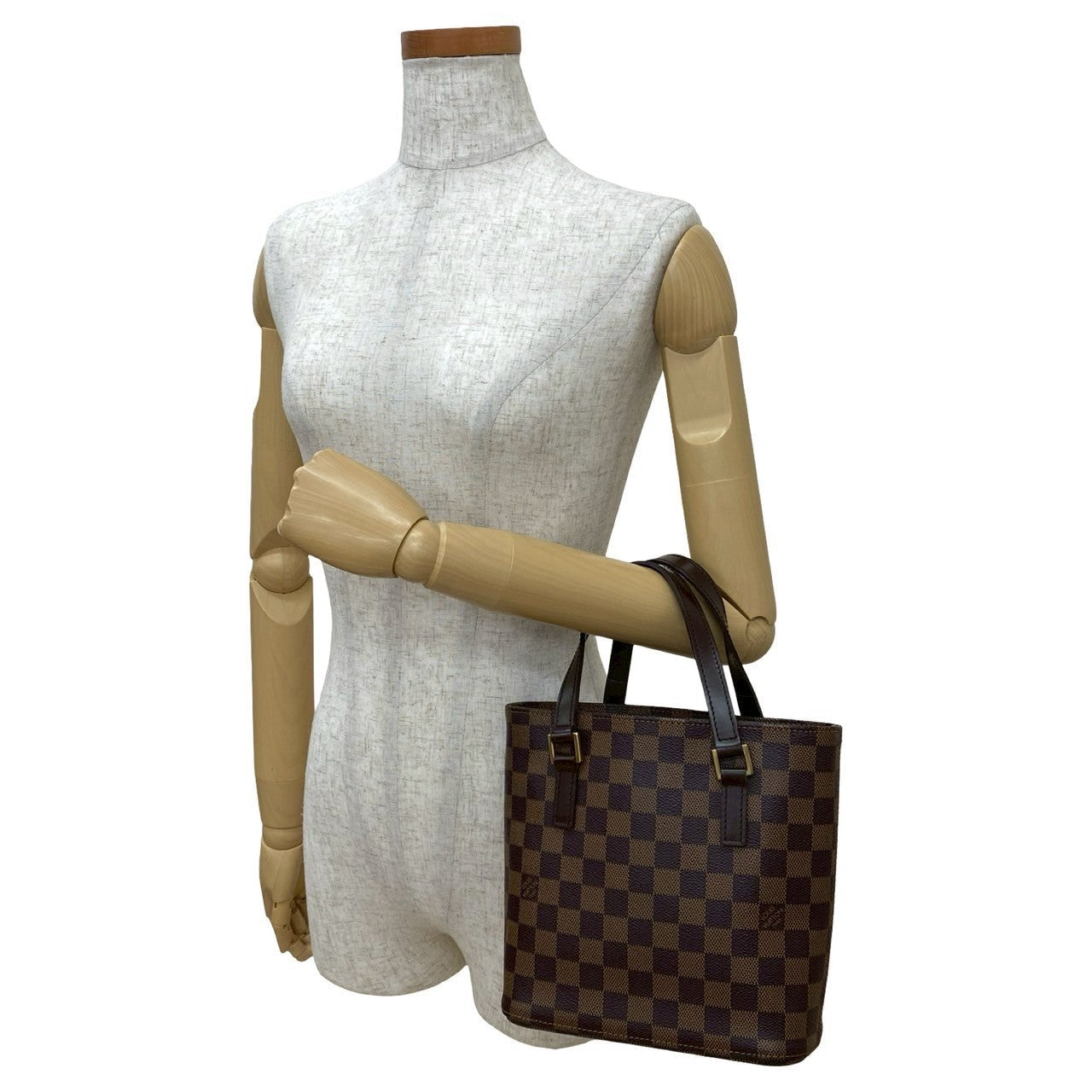 Louis Vuitton Damier VavinPM Leather Brown Handbag