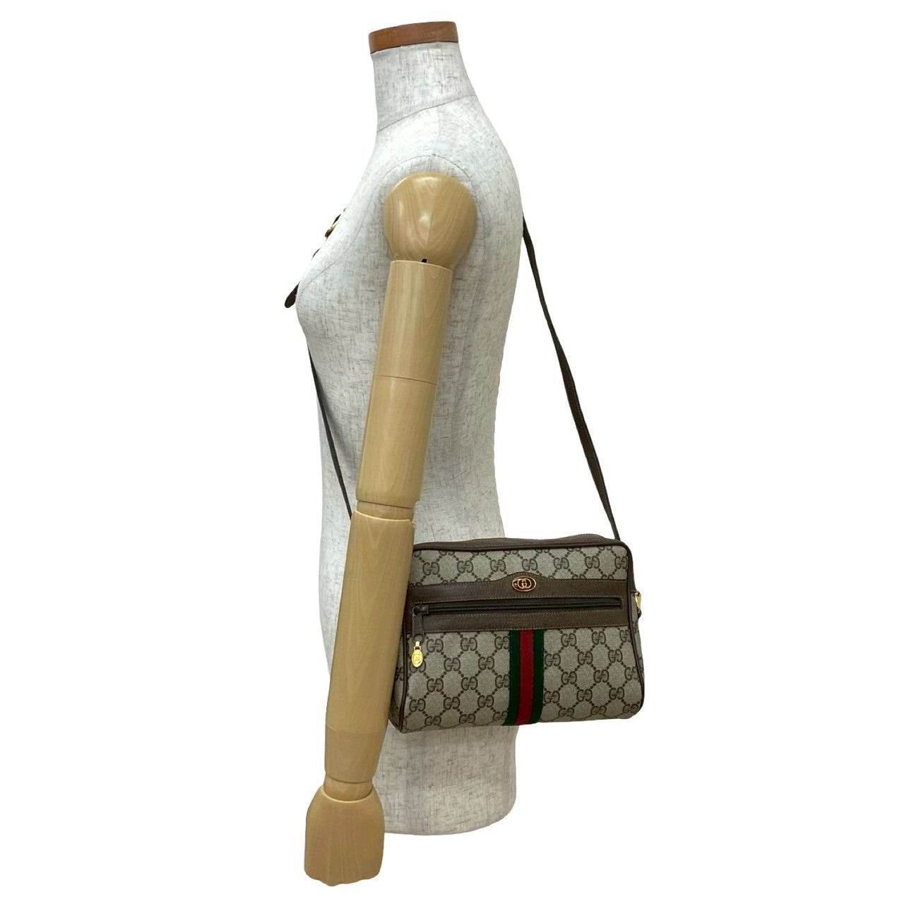 Gucci Sherry line Leather Brown Shoulder Bag 20250915Jpd387 9