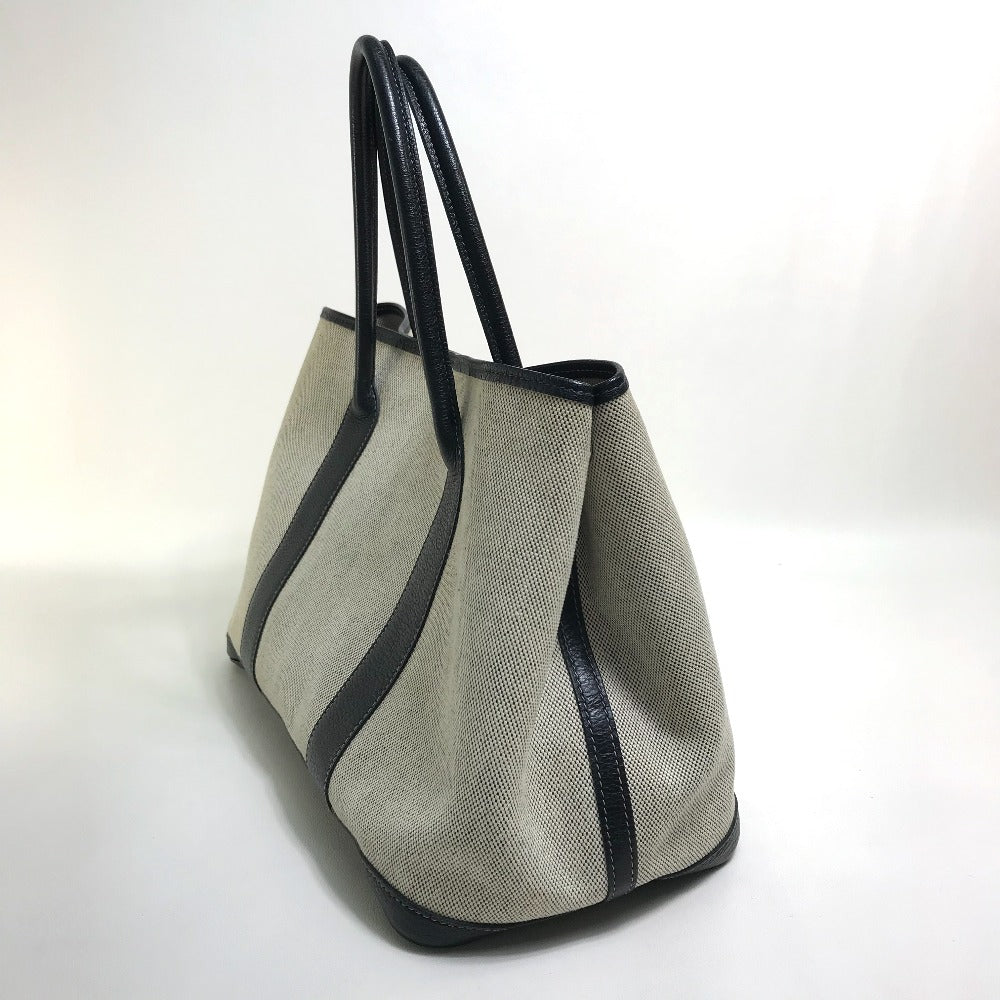 Hermes Tote Bag Toilet Ash Buffle Skipper Natural Garden Black