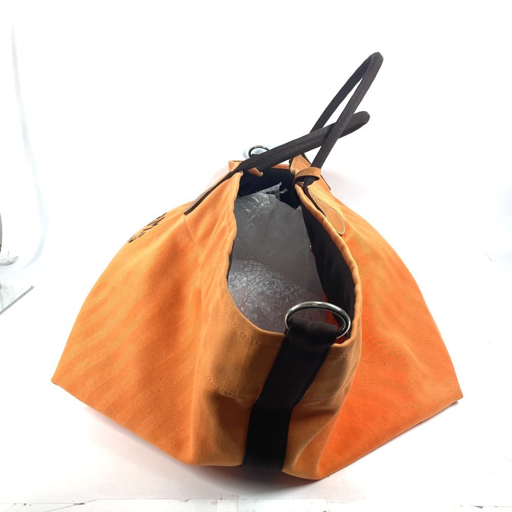 Boston Duffel Bag Orange With Porch Fool Canvas Travel Bag