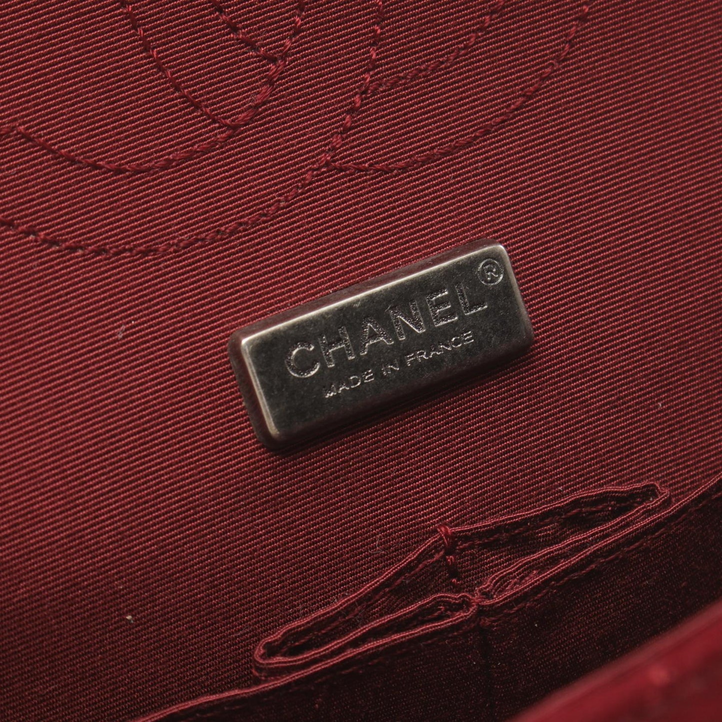 Chanel 2.55 Matelasse Wool Shoulder Bag