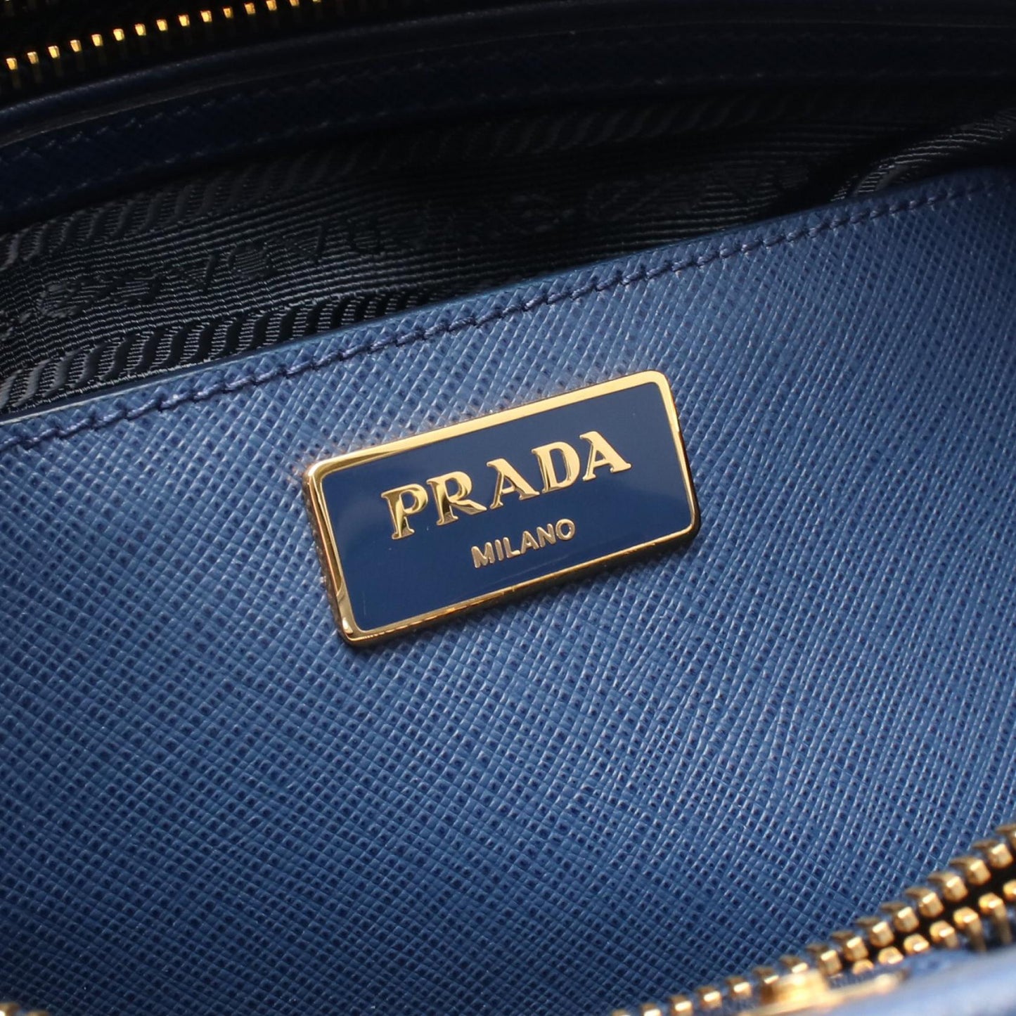Prada Lux Handbag Leather Saffiano Travel Bag