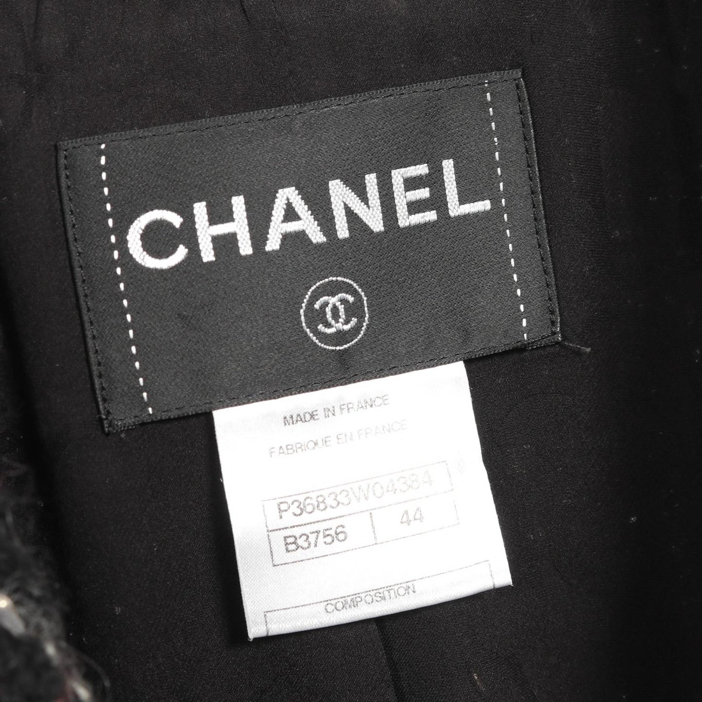 Chanel Coco Mark Button Wool Silk Outerwear Bag