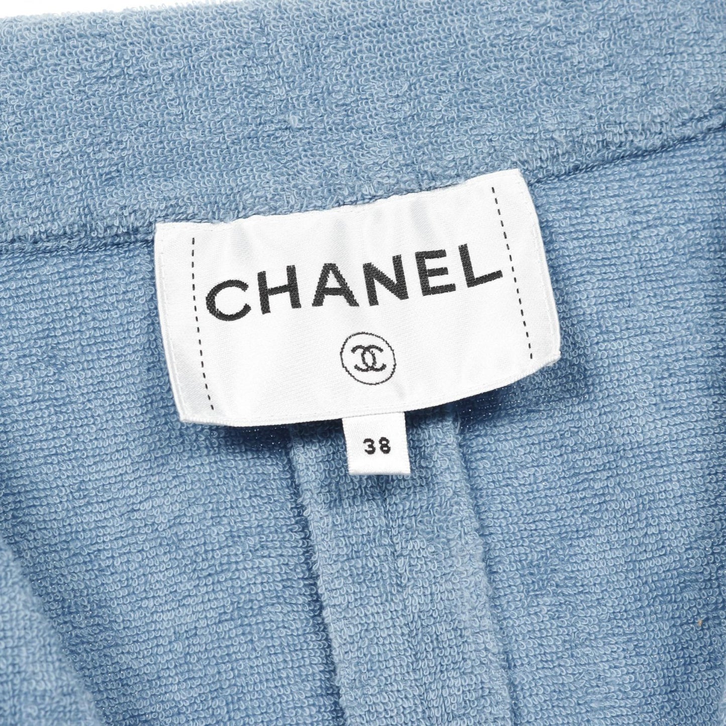 Chanel Coco Mark Button Cotton Cardigan