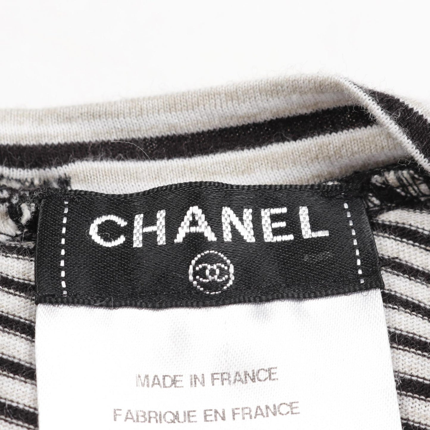 Chanel Coco Mark Button Cotton Top