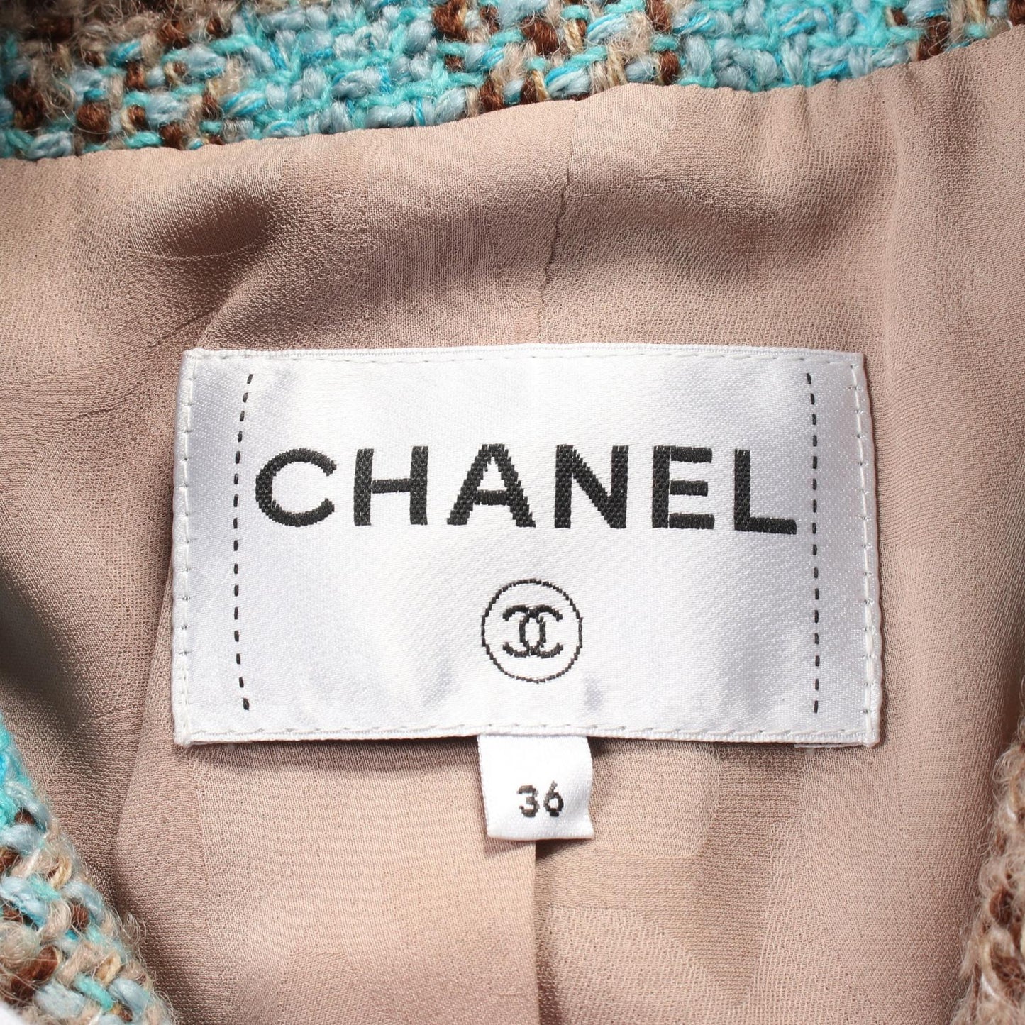Chanel Coco Mark Bijou Button Wool Outerwear Bag