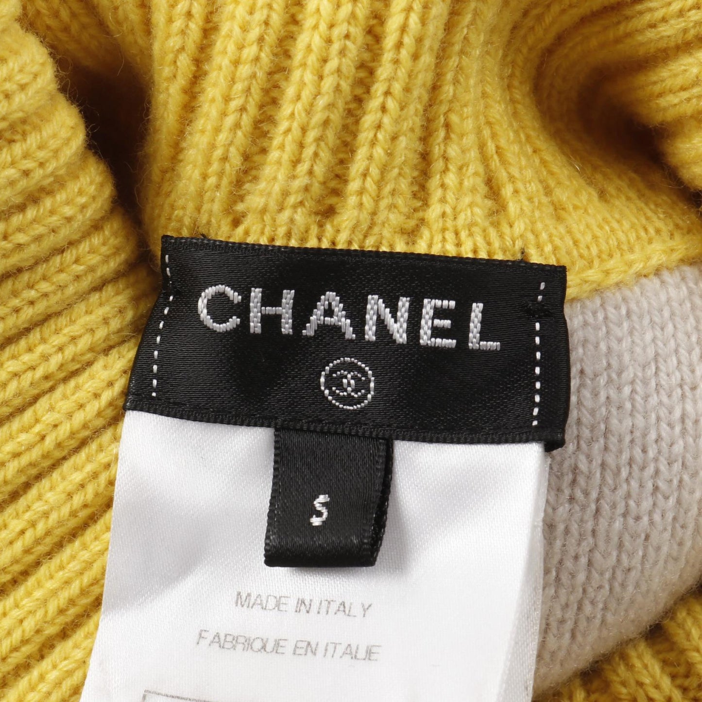 Chanel Knit Cashmere Top Bag