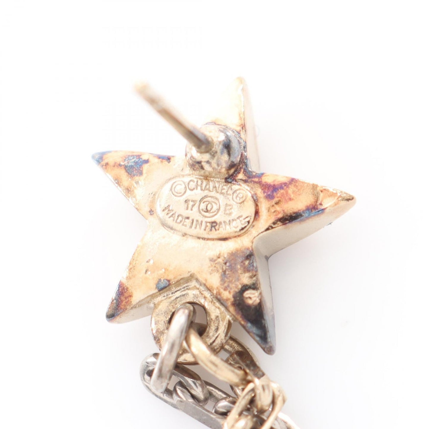 Chanel Coco Mark Star Moon Earrings